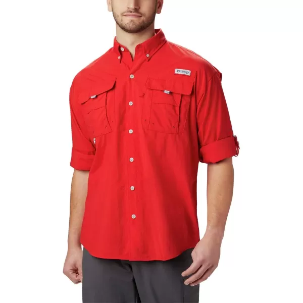 imageColumbia Mens Bahama II Long Sleeve ShirtRed Spark