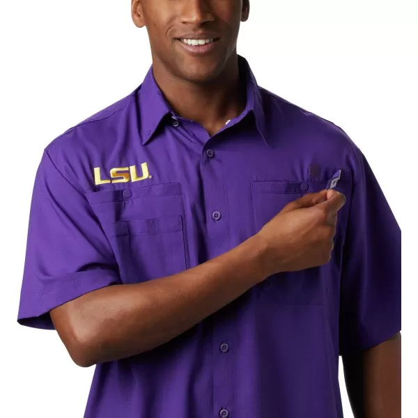 imageColumbia Mens Big  Tall Collegiate Tamiami Short Sleeve ShirtAlternate Team Color
