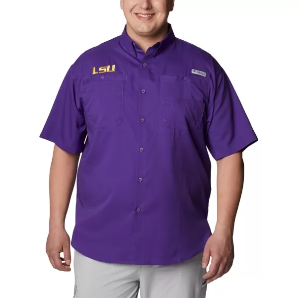 imageColumbia Mens Big  Tall Collegiate Tamiami Short Sleeve ShirtAlternate Team Color
