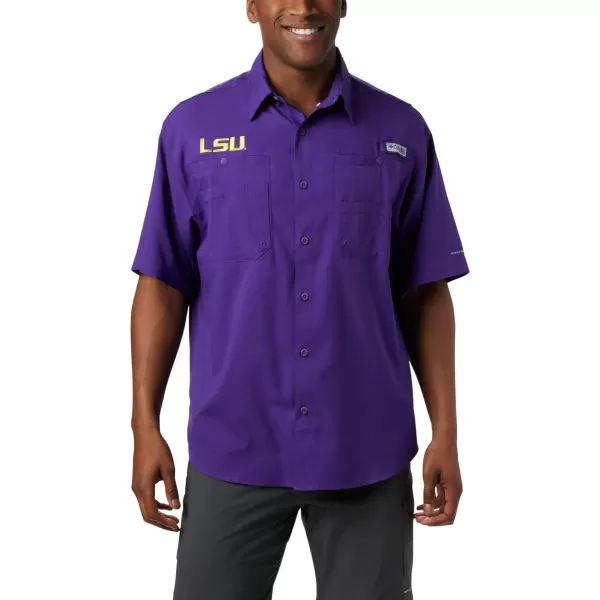 imageColumbia Mens Big  Tall Collegiate Tamiami Short Sleeve ShirtAlternate Team Color