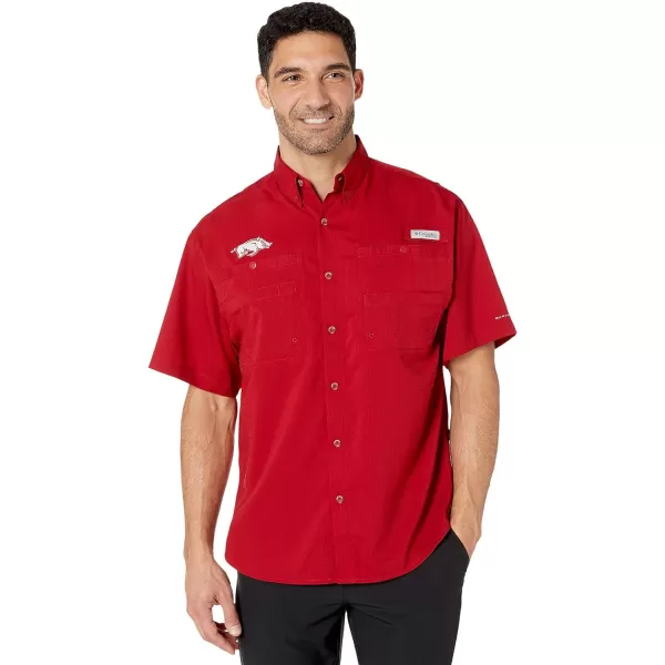 imageColumbia Mens Big  Tall Collegiate Tamiami Short Sleeve ShirtAlternate Team Color