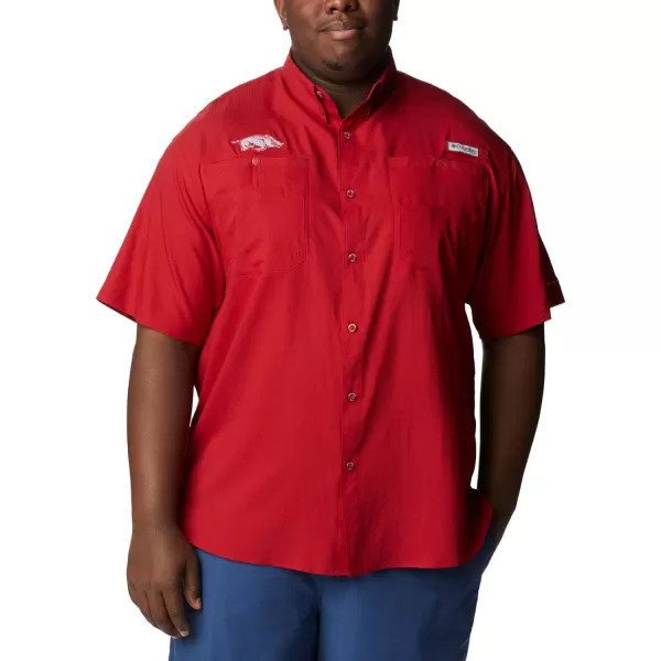 imageColumbia Mens Big  Tall Collegiate Tamiami Short Sleeve ShirtAlternate Team Color