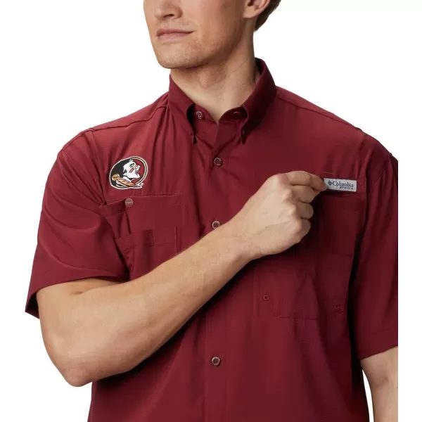 imageColumbia Mens Big  Tall Collegiate Tamiami Short Sleeve ShirtAlternate Team Color