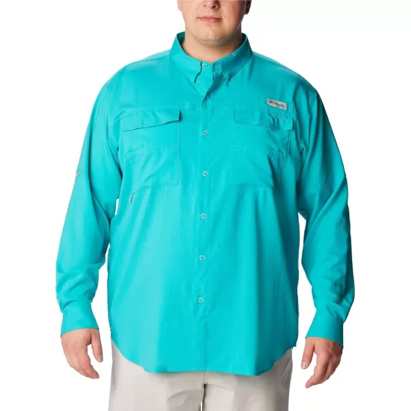 imageColumbia Mens Blood and Guts Iv Woven Long SleeveTurquoise