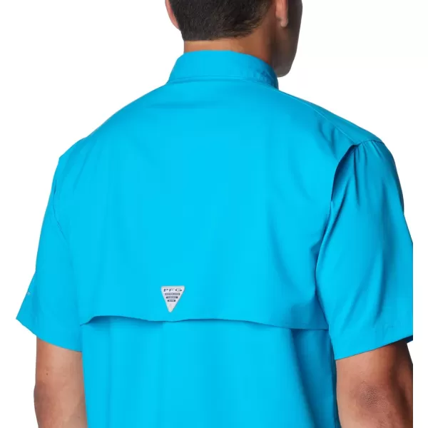 imageColumbia Mens Blood and Guts Iv Woven Short SleeveOcean Blue