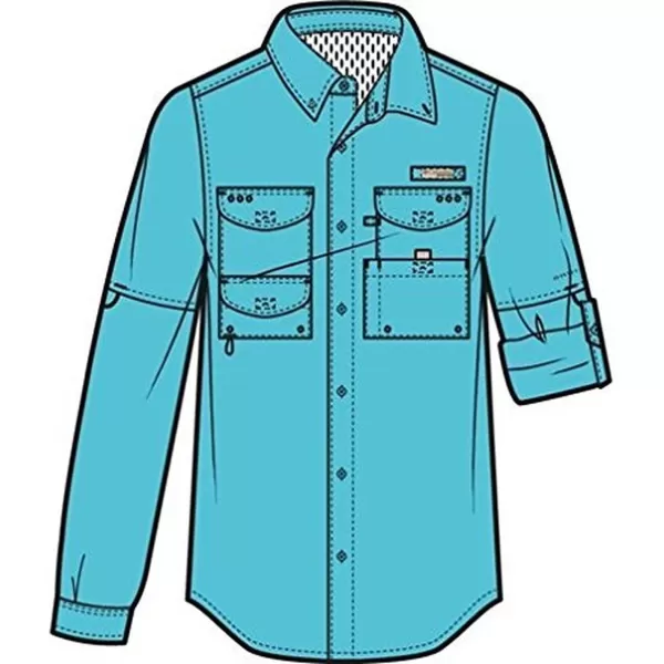imageColumbia Mens Bonehead Ls ShirtOpal Blue