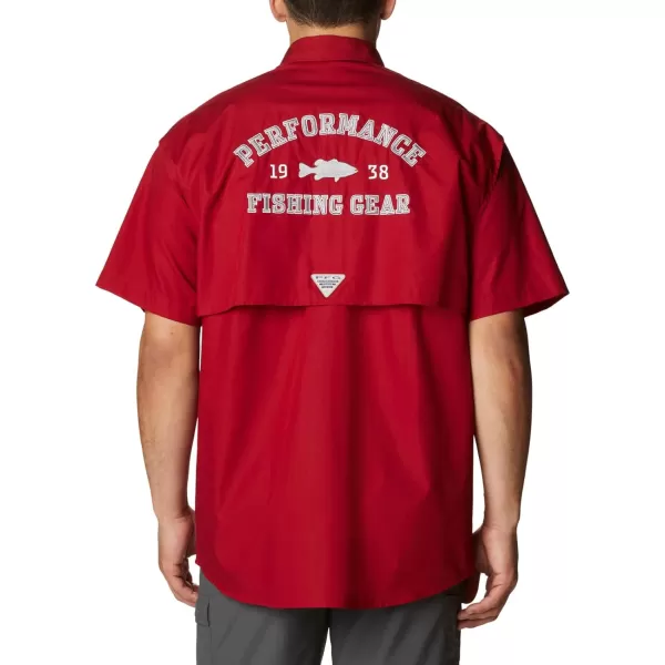 imageColumbia Mens CLG Bonehead Team Ss ShirtAla  Red Velvet