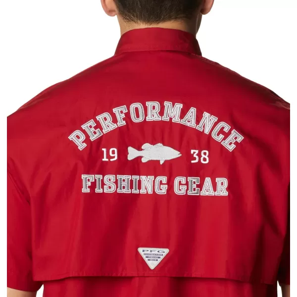 imageColumbia Mens CLG Bonehead Team Ss ShirtAla  Red Velvet