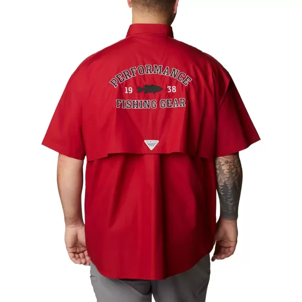 imageColumbia Mens CLG Bonehead Team Ss ShirtArk  Red Velvet
