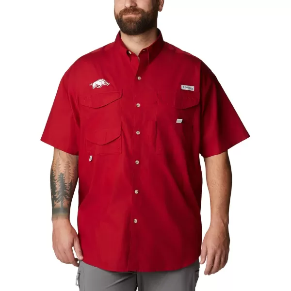 imageColumbia Mens CLG Bonehead Team Ss ShirtArk  Red Velvet