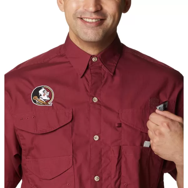 imageColumbia Mens CLG Bonehead Team Ss ShirtFsu  Cabernet