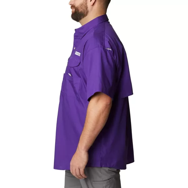 imageColumbia Mens CLG Bonehead Team Ss ShirtLsu  Vivid Purple