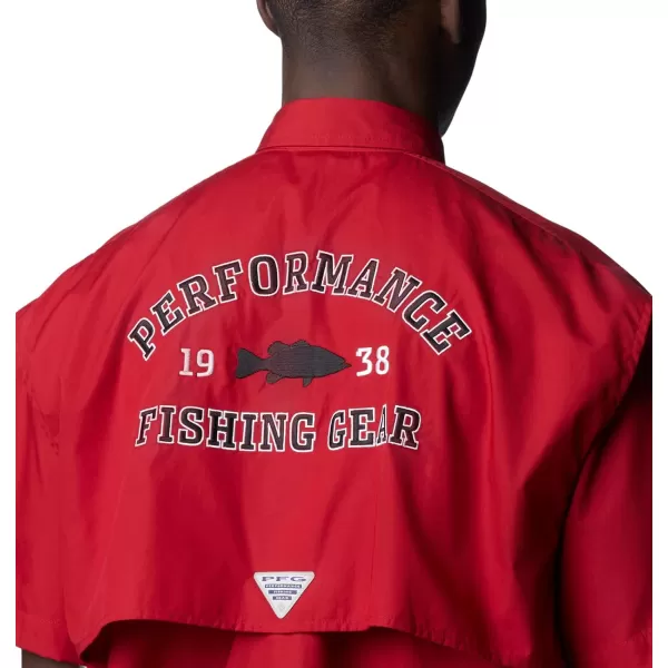 imageColumbia Mens CLG Bonehead Team Ss ShirtOk  Red Velvet