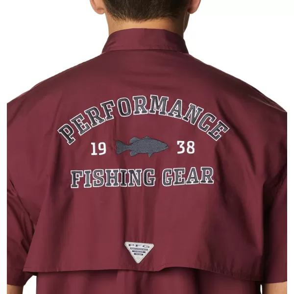 imageColumbia Mens CLG Bonehead Team Ss ShirtTam  Deep Maroon