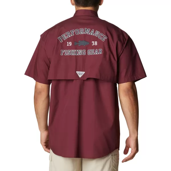 imageColumbia Mens CLG Bonehead Team Ss ShirtTam  Deep Maroon