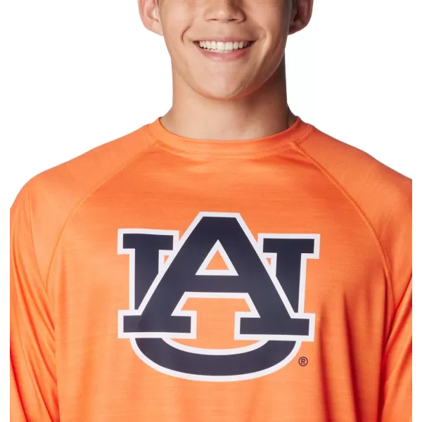 imageColumbia Mens Collegiate Terminal Tackle Heather Long Sleeve ShirtAub  Spark Orange Heather
