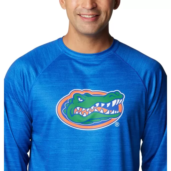 imageColumbia Mens Collegiate Terminal Tackle Heather Long Sleeve ShirtFla  Azul Heather