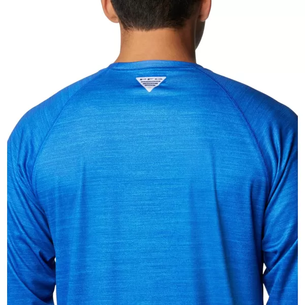 imageColumbia Mens Collegiate Terminal Tackle Heather Long Sleeve ShirtFla  Azul Heather