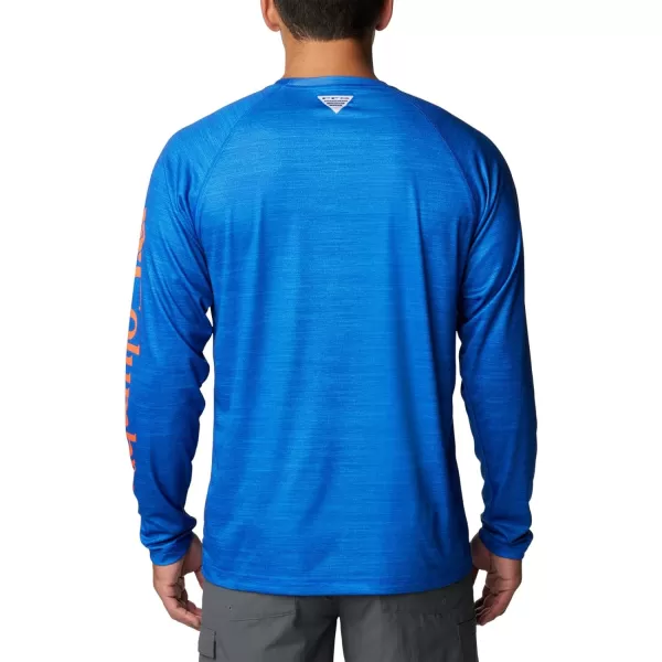 imageColumbia Mens Collegiate Terminal Tackle Heather Long Sleeve ShirtFla  Azul Heather