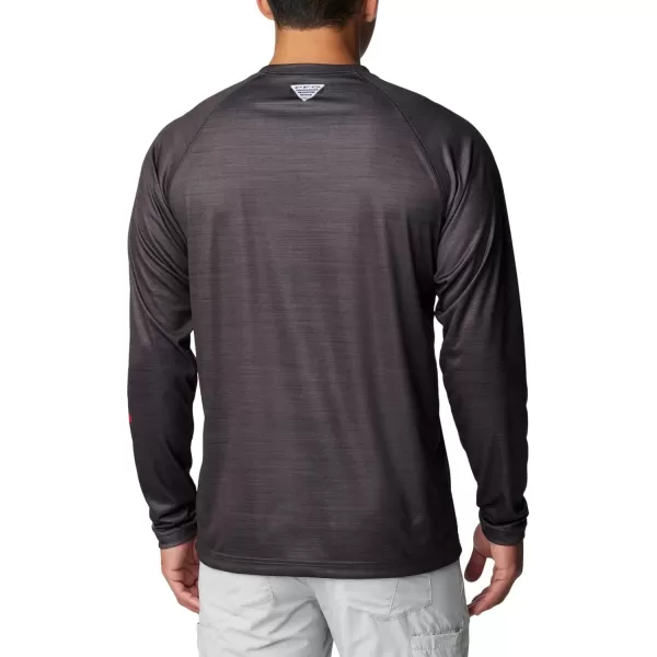 imageColumbia Mens Collegiate Terminal Tackle Heather Long Sleeve ShirtNeb  Shark Heather
