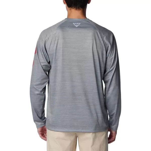 imageColumbia Mens Collegiate Terminal Tackle Heather Long Sleeve ShirtOs  Columbia Grey Heather