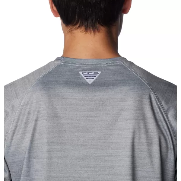 imageColumbia Mens Collegiate Terminal Tackle Heather Long Sleeve ShirtOs  Columbia Grey Heather