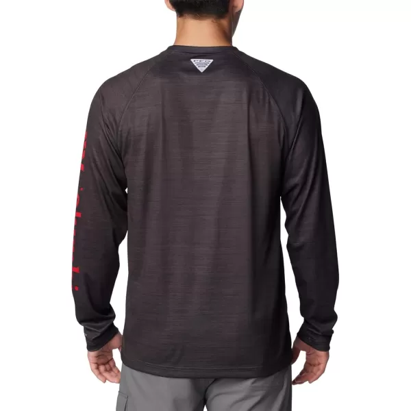 imageColumbia Mens Collegiate Terminal Tackle Heather Long Sleeve ShirtUga  Shark Heather