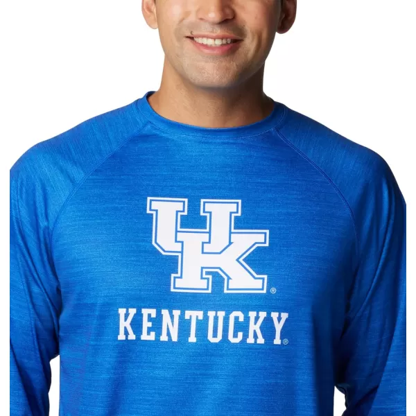 imageColumbia Mens Collegiate Terminal Tackle Heather Long Sleeve ShirtUk  Azul Heather