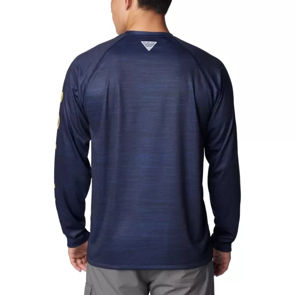 imageColumbia Mens Collegiate Terminal Tackle Heather Long Sleeve ShirtWv  Collegiate Navy Heather