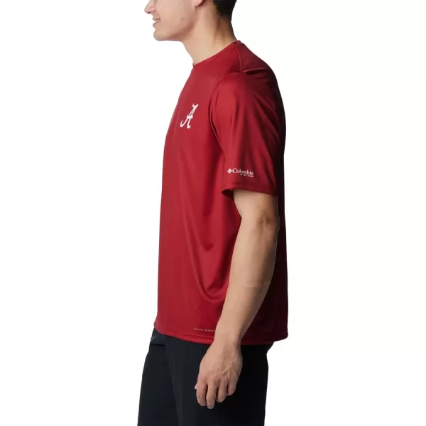 imageColumbia Mens Collegiate Terminal Tackle SS ShirtAla  Red Velvet