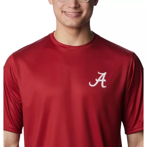 imageColumbia Mens Collegiate Terminal Tackle SS ShirtAla  Red Velvet