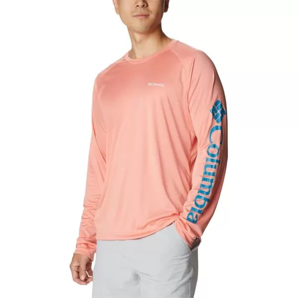 imageColumbia Mens Fork Stream Long Sleeve ShirtCoral Reef