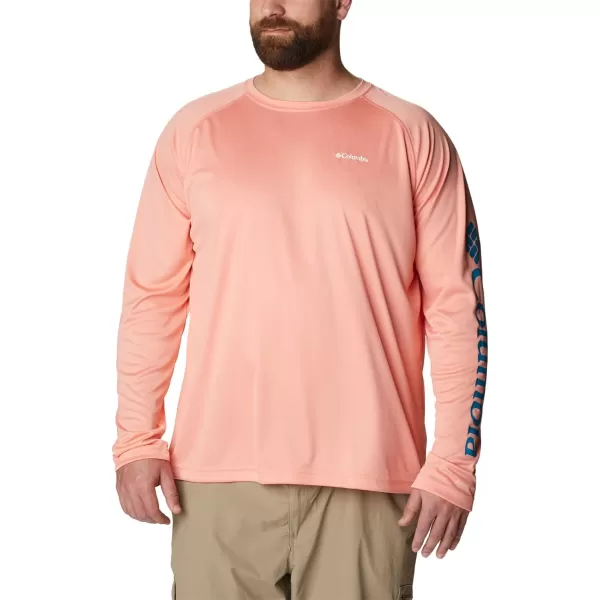 imageColumbia Mens Fork Stream Long Sleeve ShirtCoral Reef