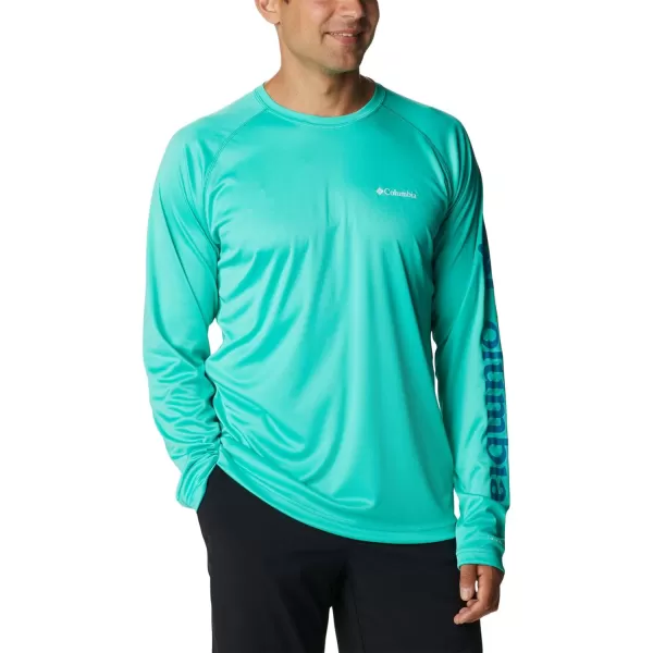 imageColumbia Mens Fork Stream Long Sleeve ShirtElectric Turquoise