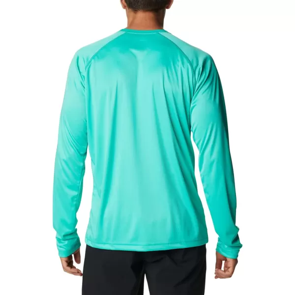 imageColumbia Mens Fork Stream Long Sleeve ShirtElectric Turquoise