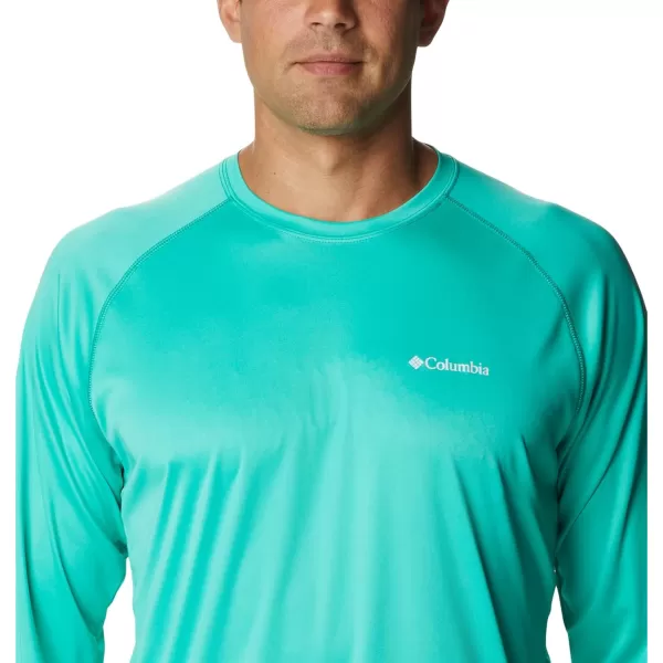 imageColumbia Mens Fork Stream Long Sleeve ShirtElectric Turquoise