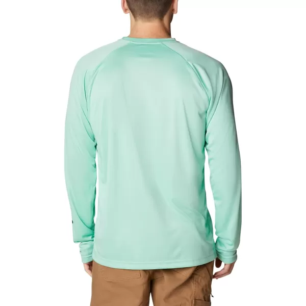 imageColumbia Mens Fork Stream Long Sleeve ShirtKelpSpruce Logo