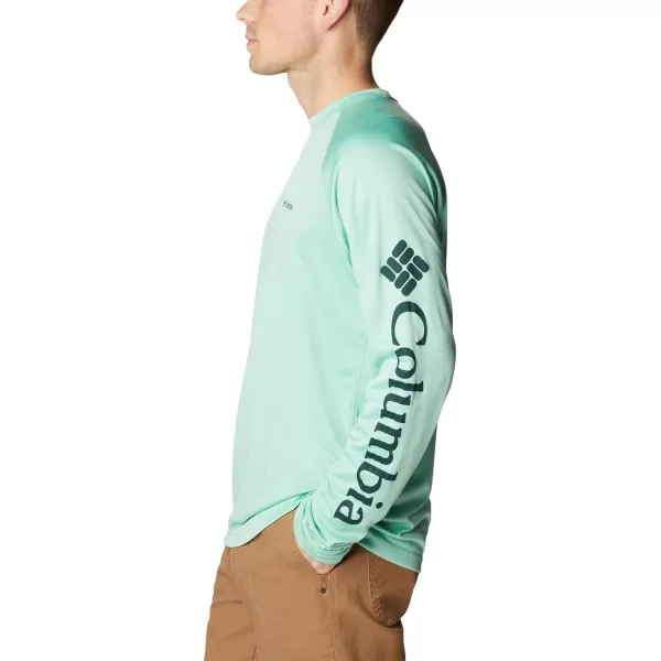 imageColumbia Mens Fork Stream Long Sleeve ShirtKelpSpruce Logo