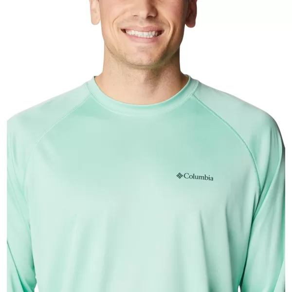 imageColumbia Mens Fork Stream Long Sleeve ShirtKelpSpruce Logo