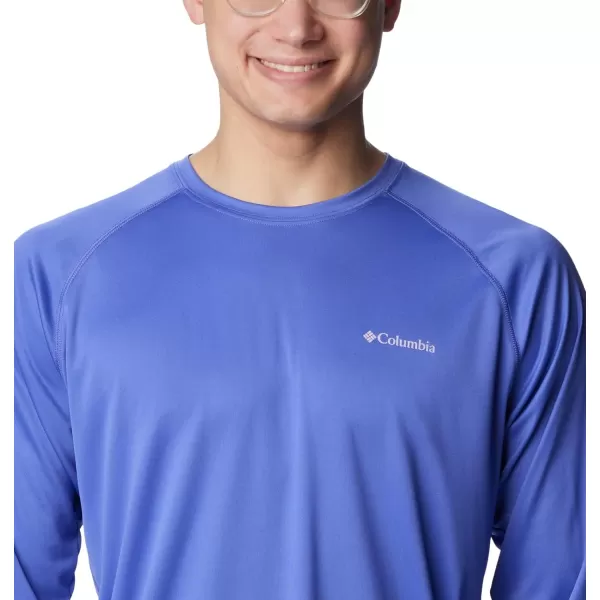 imageColumbia Mens Fork Stream Long Sleeve ShirtPurple Lotus