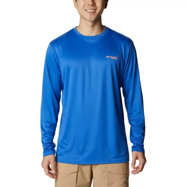 imageColumbia Mens Fork Stream Long Sleeve ShirtVivid BlueFlorida