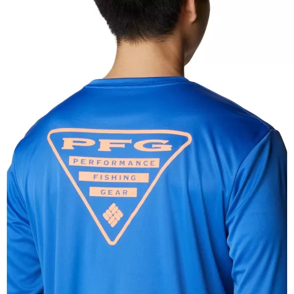 imageColumbia Mens Fork Stream Long Sleeve ShirtVivid BlueFlorida
