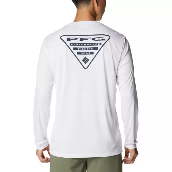 imageColumbia Mens Fork Stream Long Sleeve ShirtWhiteGeorgia