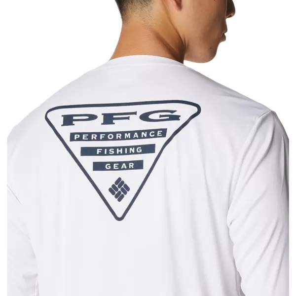 imageColumbia Mens Fork Stream Long Sleeve ShirtWhiteGeorgia