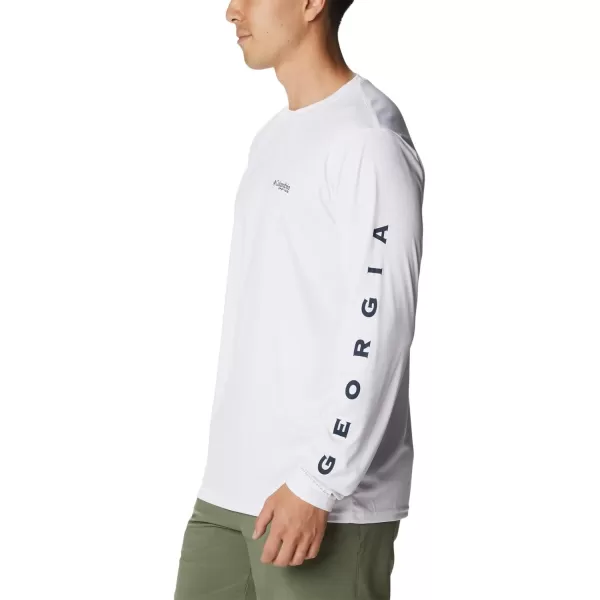 imageColumbia Mens Fork Stream Long Sleeve ShirtWhiteGeorgia