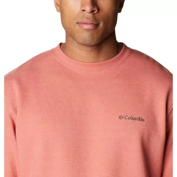 imageColumbia Mens Hart Mountain Ii CrewMoisture Wicking  Sun Protection  Lapis BlueMagnolia Print