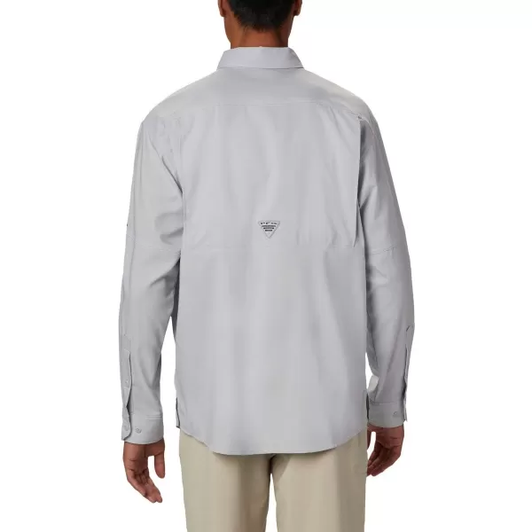 imageColumbia Mens Low Drag Offshore Long Sleeve ShirtCool GreyWhite