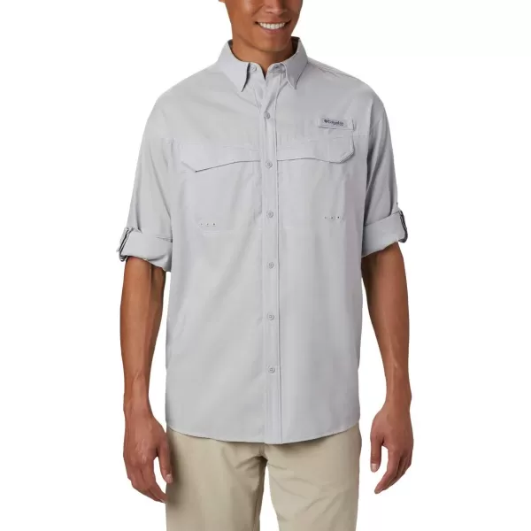 imageColumbia Mens Low Drag Offshore Long Sleeve ShirtCool GreyWhite
