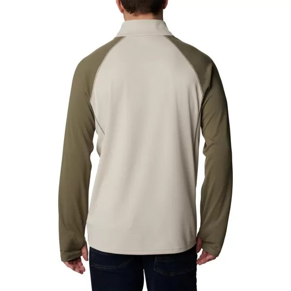 imageColumbia Mens Narrows Pointe Half ZipDark Stone  Stone Green