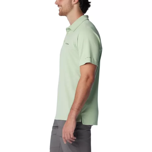 imageColumbia Mens Narrows Pointe Short Sleeve PoloSage Leaf